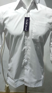 Kp 01-01 Kemeja Pria Putih Lengan Panjang Standar Reguler