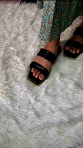 DSANDALS-Sj004 Jelita sendal teplek wanita terbaru