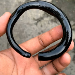 Gelang akar bahar hitam serat natural padat saze telunjuk asli murah grosir