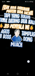 KAOS KATA KATA AGUS BUNTUNG TIKTOKER