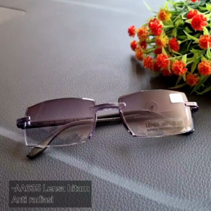 Kacamata Minus Rabun Jauh & Lensa Degradasi Anti Radiasi Blueray