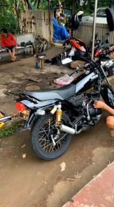 Knalpot RX King Kolong Repsol Plat Galvanis