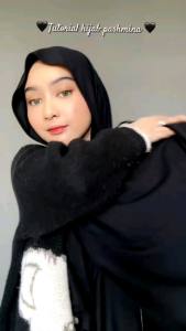 QISTHI - Hijab pashmina model mahalini meleyot bahan kaos jersey premium