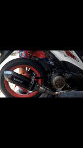 Akrapovic Full System Pipe for HONDA BEAT V1 & V2