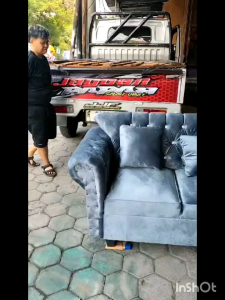 Sofa L Casterfil Foxy 3+2+Sudut+Meja / Trinity Jayafurniture