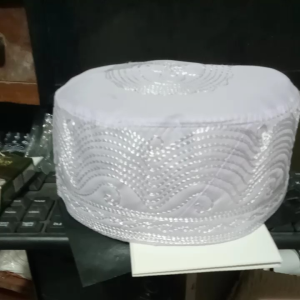 Peci Haji Madinah Lipet Kopiah Madinah - Putih