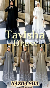 (9) HIJRAH TAFISA  Baju Dress Wanita Muslimah Tavisha Dress by Hijrah.