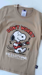 Baju kaos distro anak laki-laki karakter usia 4-14 tahun