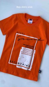 Kaos Distro Anak Laki-Laki Usia 4-14 Tahun & Baju Anak Laki-Laki Bahan Katun 30s