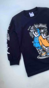 Baju Anak Laki-Laki Lengan Panjang Bahan Katun 24s Usia 1-12 Tahun