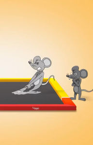 Lem Tikus Papan Kertas & Perangkap Jebakan Mouse Glue Trap Super Lengket Gajah