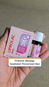 Liprolac Baby Drops Asli Original - Suplemen Prebiotik Dan Probiotik Tetes Untuk Anak Membantu Memelihara Kesehatan Pelancar Pencernaan Anak