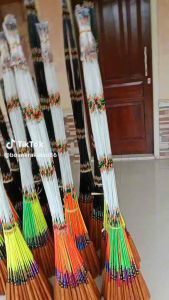 Joran Set Wader Super Lentur 120cm Gagang Coklat Siap Pakai