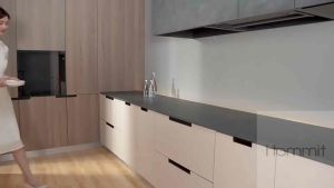 Kitchen cabinet Pull out basket drawer dish rack with soft closing