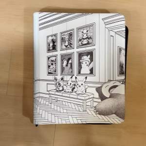 Pokemon Card Binder Folder –  Signature Museum Custom 4 Pocket 9 Pocket TCG Card Album Collection Book