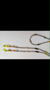 Long Freestyle Multipurpose Beaded Necklace Chain eyeglass holder