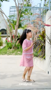 ONE SET ANAK CAMILLA MODEL KOREAN STYLE BAHAN TOYOBO