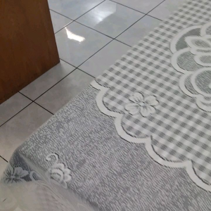 TAPLAK OVAL COKLAT KOPI 1085 untuk Meja makan 8 kursi uk. 150x270cm