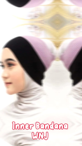 Ciput Inner Rajut Bandana WNJ by Wanoja Hijab Premium Inner Hijab Benang Anisa Yarn Halus 2 Warna