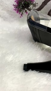 Heels Wanita Hak Tinggi 9 cm Kokop Mika Transparan Super Empuk Nyaman Dipakai Terbaru