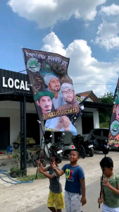 (90x60)Bendera Majlis Mahage Pecinta Sholawat Syechermania Azzahir