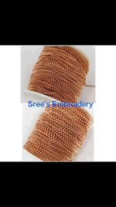 Gold & Copper Colour Ball Chain (price for 5 to 10 meters)