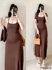 EDITH DRESS WITH BLAZER(2N1) (small - semilarge)by Khyng shop