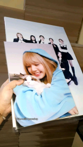 hiasan dinding BLACKPINK UKURAN BESAR FOTO+BINGKAI KAYU poster blackpink joso lisa rose jennie