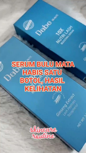 DABE BEAUTE 10X Nutri Lash Boosting Serum NET WT: 3.5ml Cocok Untuk Mata Sensitive karena tidak perih dimata dan bisa di pakai sebelum make up