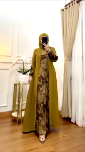 damla id gamis terbaru simple ter new edisi chaila dress