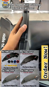 Air filter cover  slim type w/NF part Sticker for Aerox Nmax v2 v3
