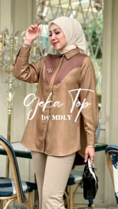 (9) Kemeja Blus Atasan Wanita GEKA TOP Origina- l By MDLY / Nazra.Sha