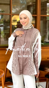 Kemeja Blus Atasan Wanita RENATHA TOP Original
