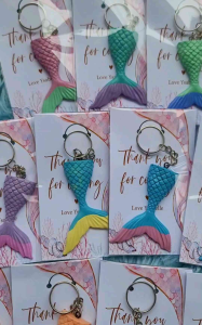 Mermaid Themed Keychain Souvenirs/Handmade/For Birthdays/Christening