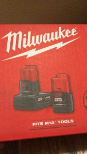 Milwaukee M12 12-Volt Lithium-Ion 4.0 Ah and 2.0 Ah Battery Packs and Charger Starter Kit
