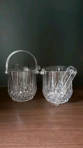 Wadah Es Batu Akrilik & Ice Bucket Keranjang Ember