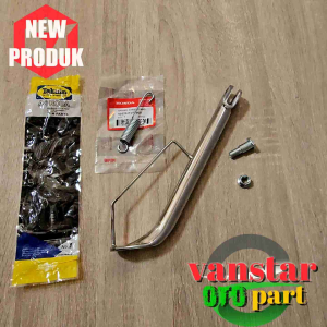Standar Samping Beat Vario Spacy Scoopy Ring 17 Warna Chrome Panjang 28cm