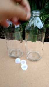 BOTOL KACA APEL 500ML Barang Rekondisi (isi paket 10 pcs)