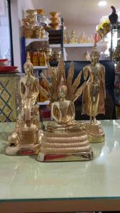 พระประจำวัน พระพุทธสุโขทัย เนื้อทองเหลือง หน้าตัก5นิ้ว พระประจำวันเกิด