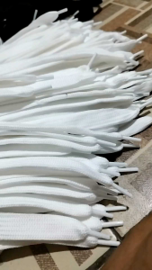 TALI SEPATU GEMUK LEBAR 2CM HARGA PER PASANG UJUNG MIKA PANJANG 120CM