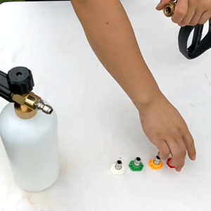 Stainless Steel Nozzle Jet Washer Cleaner | Quick Realese 1/4 Kit Nozzle Spray Gun