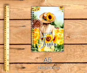 Customised Personalised Undated Planner A5 Size