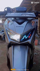 Stiker Costum Picek Kiri Lazy Eye Honda Beat Deluxe