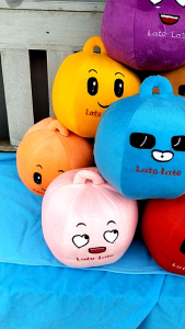 Viralll Boneka lato lato XL diameter full 80cm dan L 63cm