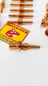 5 BỘ: [Đồng Đỏ Bền] Bộ Béc Cắt Plasma LOẠI DÀI dùng cho Mỏ Cắt PT31 hoặc KLG40  bao gồm 1 bép cắt và 1 điện cực  phụ kiện hàn cắt