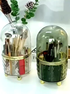 Tempat Kuas Kosmetik Putar/ rak multifungsi