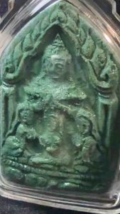 Thai Amulet Phra khunpean Morakot Decor Hand Waterproof Religious