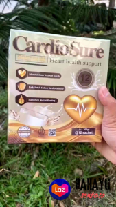 Susu Cardiosure 1Sachet Original Bubuk Sereal Solusi Herbal Terpercaya Kesehatan Jantung Kolesterol