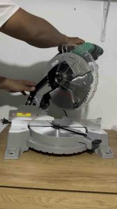 DCA Professional Power Tools Miter Saw 1800W 10" for Wood and Aluminum Saw Included AJX09-255