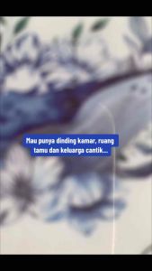 Wall sticker Ikan Paus XL7236 (70x50) Stiker Dinding